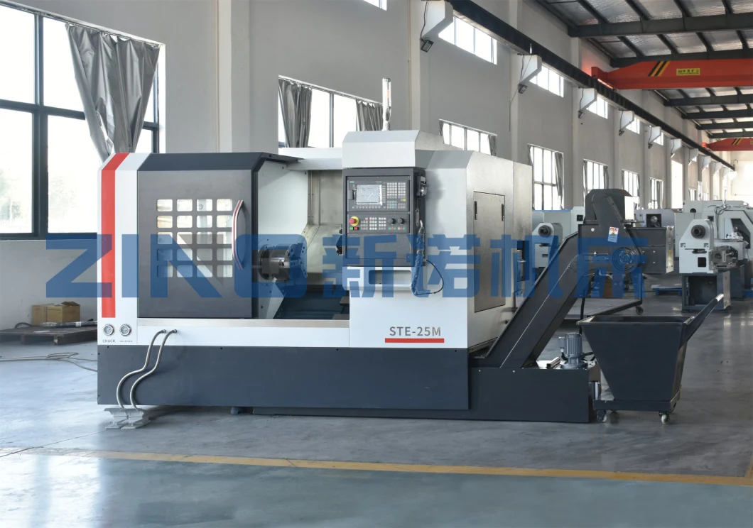Tc40L Slant Bed CNC Lathe with Power Turret Turning and Milling Machine