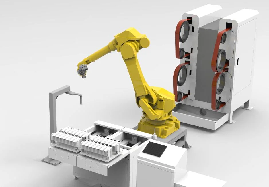 CNC Robot Arm Grinding Polishing Machine for Sanitary Ware Faucets