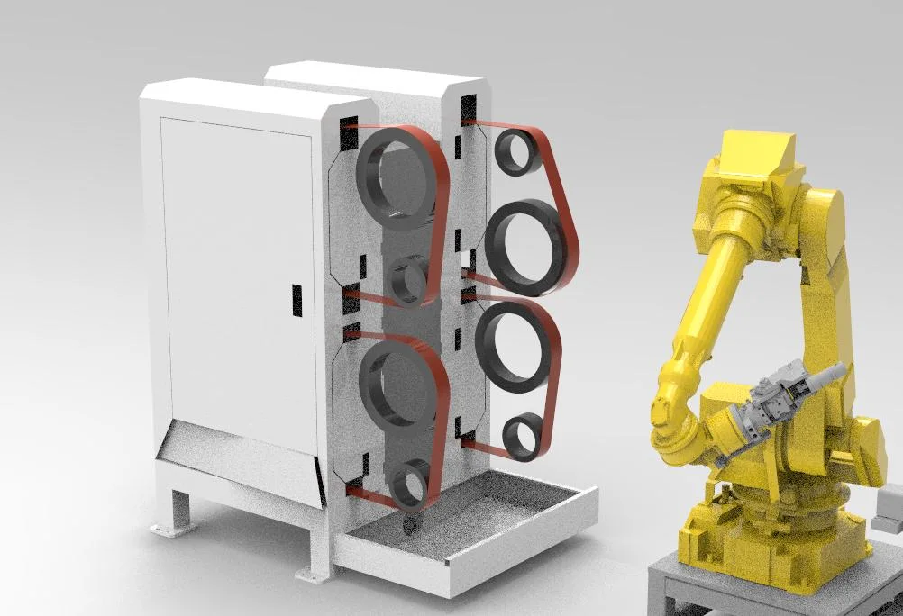 CNC Robot Arm Grinding Polishing Machine for Sanitary Ware Faucets