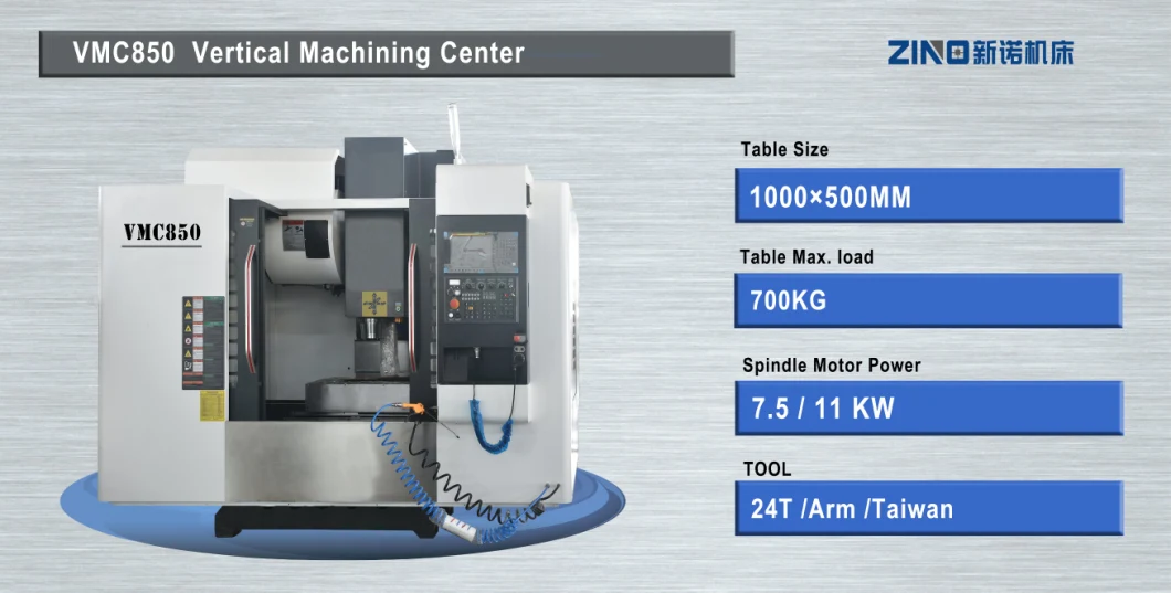 Vmc850 Vertical Machining Center with Table 1000&times; 500mm