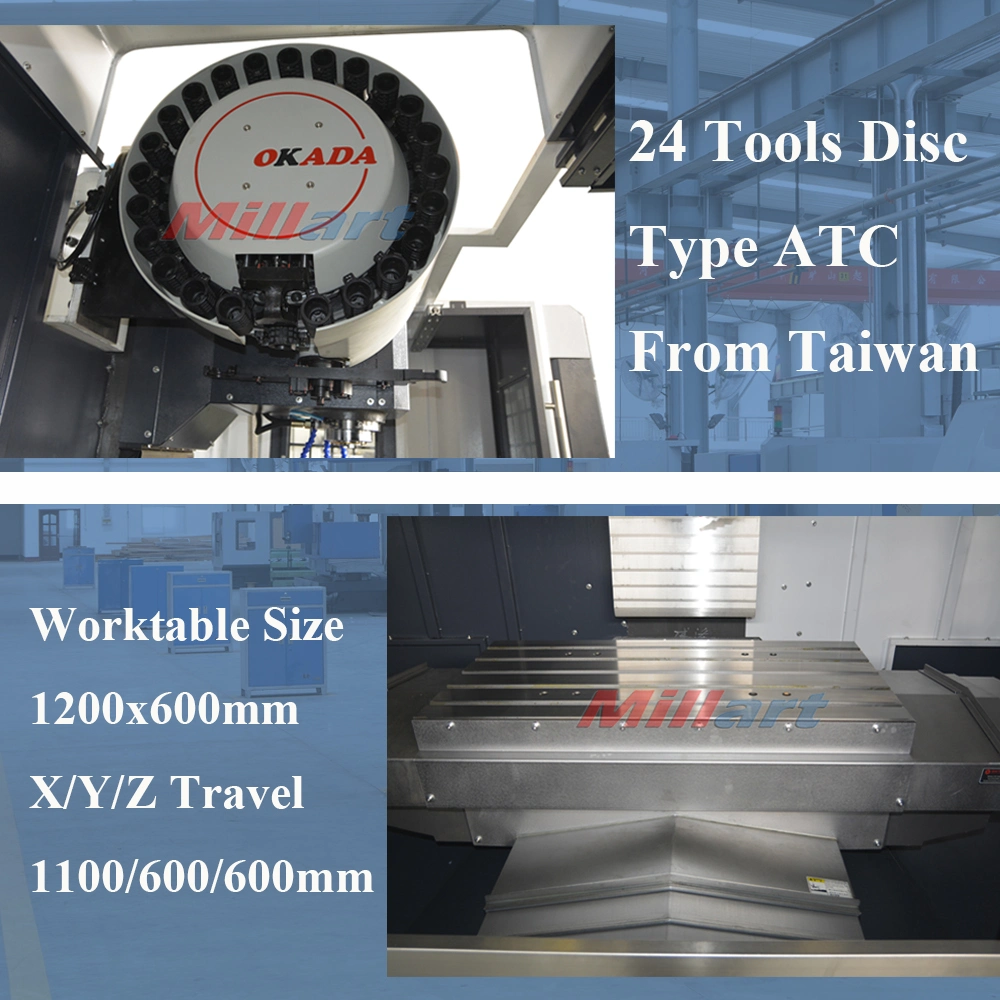 CNC Machining Center Vmc1160 Vertical Machine Milling CNC with CE Approved