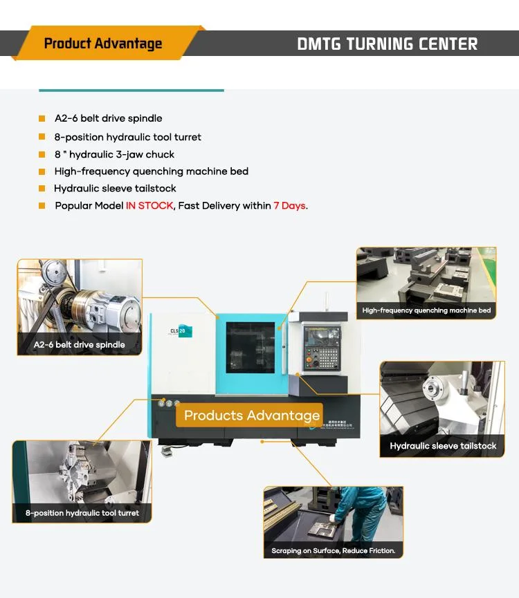 Dmtg C Axis Slant Bed Duty Precision CNC Horizontal Lathe Machine, Milling Lathe, CNC Lathe Machine
