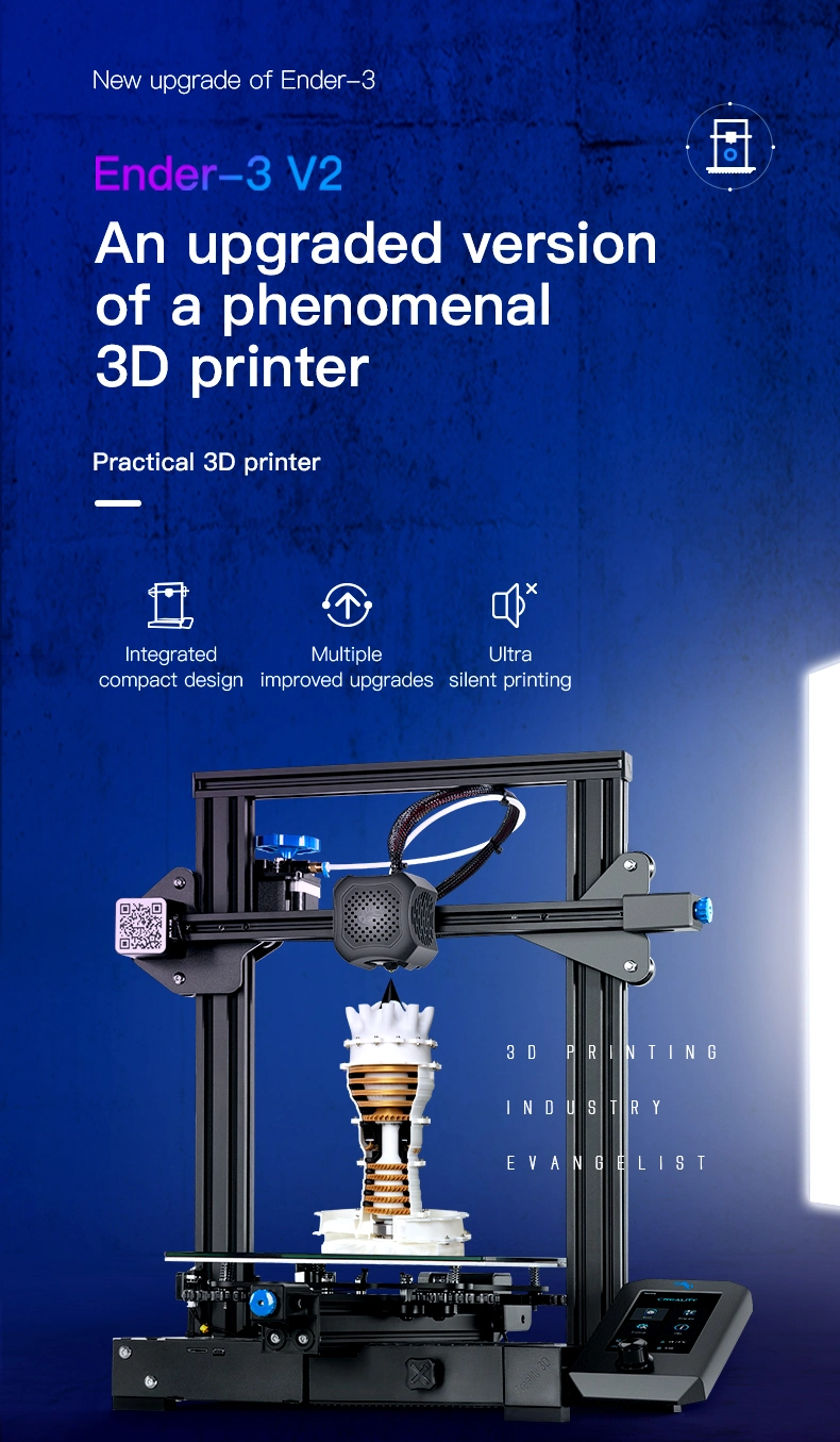 Creality Ender 3 V2 Kid Toys 3D Printer Professional