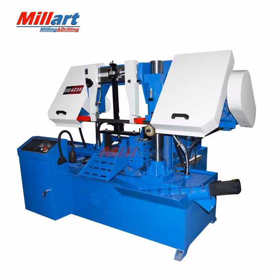 Hydraulic Double Column Band Saw Ghs4235 Band Sawing Machine with PLC