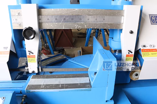 Double column rotary angle sawing metal GHz4240 Band Saw machine