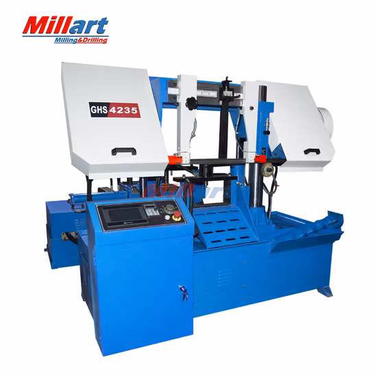 Hydraulic Double Column Band Saw Ghs4235 Band Sawing Machine with PLC