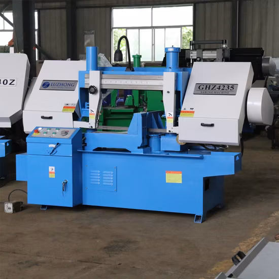 Double column rotary angle sawing metal GHz4240 Band Saw machine