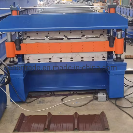 Colored PPGI /Aluzinc /Aluminum and Galvanized Coils Metal Double Deck Layer Two Profiles Ibr Trapezoidal Corrugated Iron Roof Sheets Roll Forming Machines