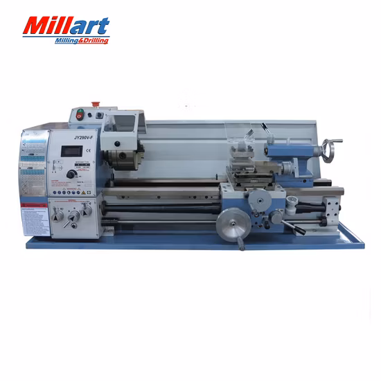 JY290VF Big Bore of Mini Lathe Machine Mini Metal Bench Lathe