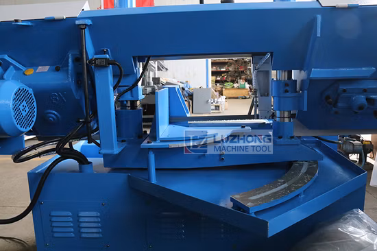 Double column rotary angle sawing metal GHz4240 Band Saw machine