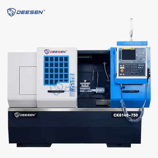 Precision Metal CNC Lathe Machine Ck6140 Horizontal Flat Bed CNC Turning Lathe