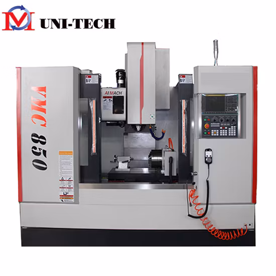 China Linear Guideway Vertical Machining Center Vmc850 with Fanuc GSK