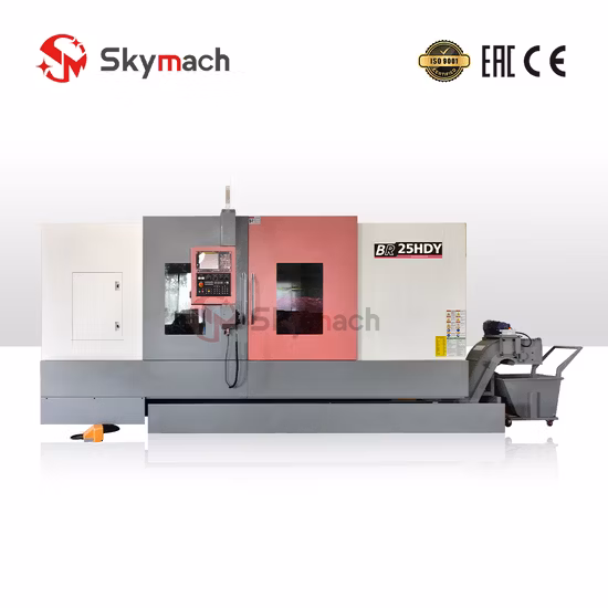 Syntec Control CNC Lathe with a Larger Travel Span of The X and Z-Axis Slant Bed CNC Lathe for Washers, Bolts, Shafts, Rivets, Spacers, Sleeves (SL-25)