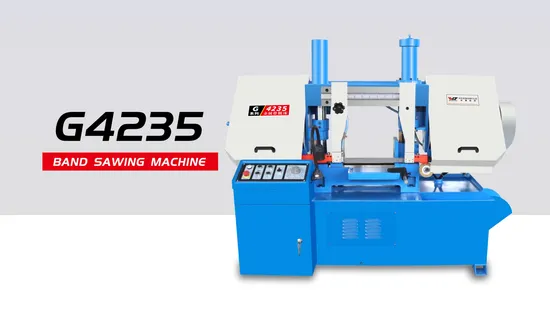 Gh4235 Double Column Horizontal Metal Cutting Band Saw Machine